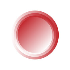 Pink concave button icon. Round badge. Click menu element. Modern art. Mobile design. Vector illustration. Stock image.