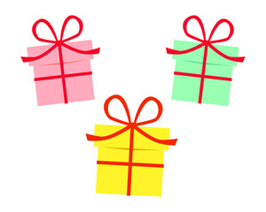 クリスマスのイラスト素材：プレゼント