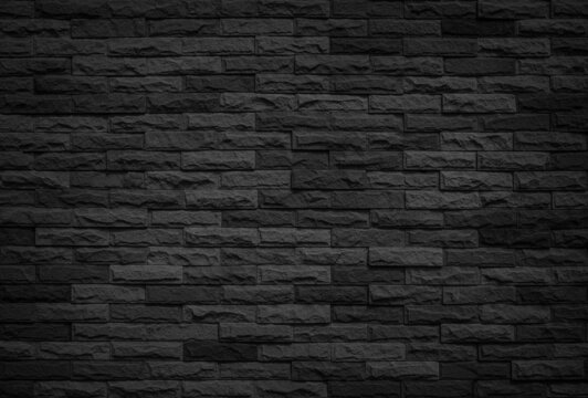 Abstract dark brick wall texture background pattern, Wall brick surface texture backdrop decoration.