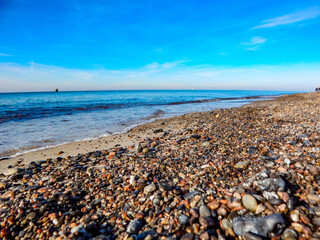 beach and sea