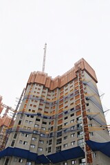 Fototapeta na wymiar 한국의아파트건설현장입니다