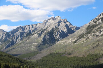 view of the mountains