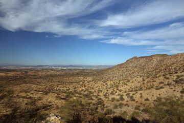 landscape of the mountains