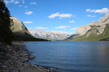 Fototapeta na wymiar Sky and Lake, Banff National Park, Alberta