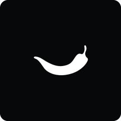 Obraz na płótnie Canvas Chili icon. Pepper icon. Hot pepper icon. Chili pepper vector icon. 