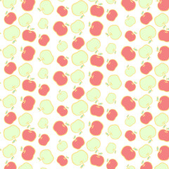 リンゴ　パターン 　背景
