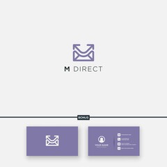 direct message logo simple modern private chat