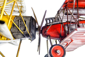 Toy Planes Locked Together