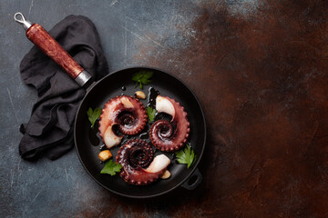 Grilled octopus