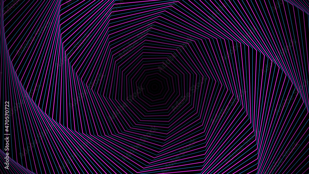 Canvas Prints crazy psychedelic animations for background