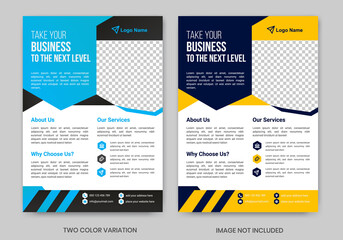 Corporate Business Flyer Design/Brochure Design Template vector file