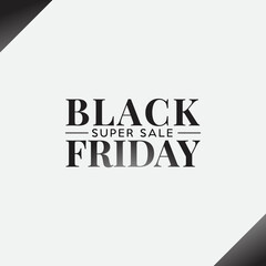 Fototapeta premium Black friday sale banner or square flyer