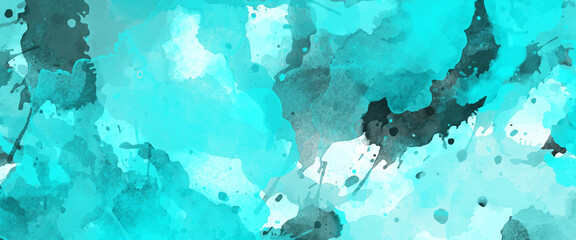 abstract colorful watercolor background with splashes on a paper image