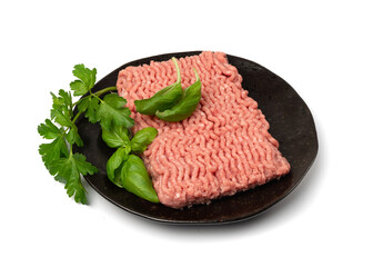 Turkey Mince Meat, Ground Fresh Fillet, Uncooked Mincemeat