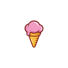 Ice cream icon vector illustration