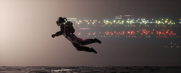 Astronaut data bytes © allvision