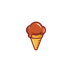 Ice cream icon vector illustration