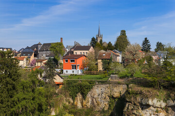 Fototapeta na wymiar Village Beaufort in Luxembourg