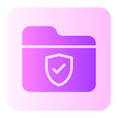 data security gradient icon