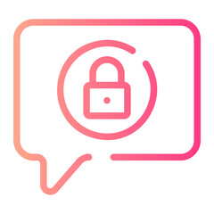 private chat gradient icon