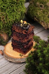 cake with chocolate