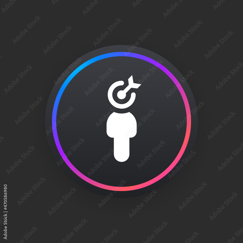 Poster customer target - ui icon