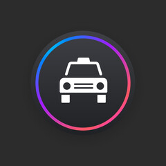 Fototapeta na wymiar Taxicab - UI Icon