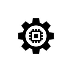 Neural Network icon in vector. Logotype