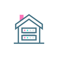 Data Warehouse icon in vector. Logotype