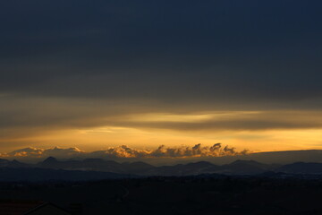Tramonto invernale