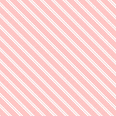 Pink illustration. Diagonal pink and white stripes on a square background. Square illustration. use for wrapping, printing, postcards.