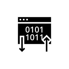 Reverse Engineering icon in vector. Logotype