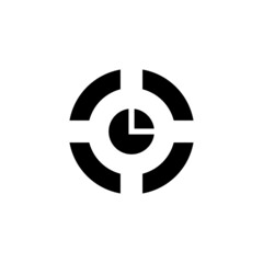 Predictive Analytics icon in vector. Logotype