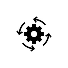 Automatic icon in vector. Logotype