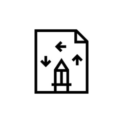 Design Algorithm icon in vector. Logotype