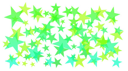 Green Star Pattern Gradient Background