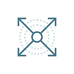 Scalable System icon in vector. Logotype