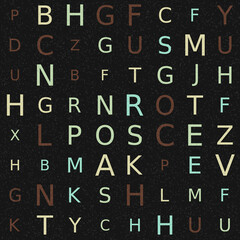 Abstract Geometric Pattern generative computational art illustration