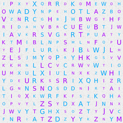 Abstract Geometric Pattern generative computational art illustration