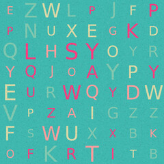 Abstract Geometric Pattern generative computational art illustration