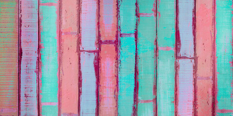 Old color wood texture details wall background, Vintage style background, and copy space.