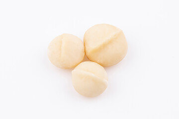Fototapeta na wymiar macadamia nuts