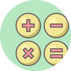 Obraz premium Maths Symbols