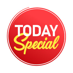 Today Special offer badge sticker vector icon
