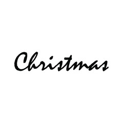 Fototapeta na wymiar christmas signature logo design 
