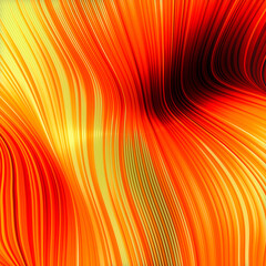 Background of twisted floating multi-colored lines. Modern creative design element. 3d rendering digital illustration