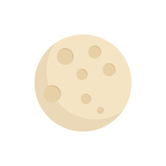 Moon flat icon
