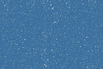 Śnieg na niebieskim tle.