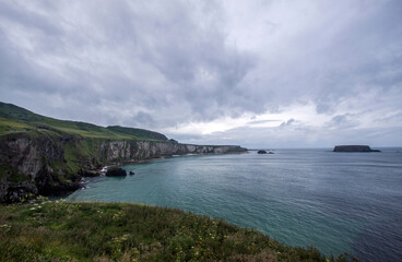 North Ireland Sea Coast Sunset,  Atrim landscapes, North Ireland seashore
