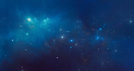 Fototapeta na wymiar Art Star Nebula on the background of outer space